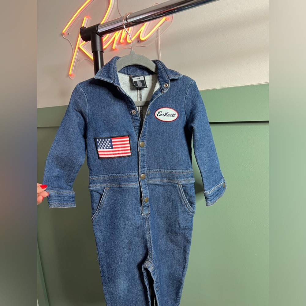 Carhartt denim jumpsuit